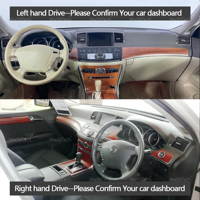 Dashboard Cover for Nissan Fuga Y50 2004 2005 2006 2007 2008 2009 Anti-Slip Mat Pad Sunshade Dashmat Protect Accessories