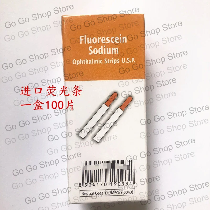Fluorescent Sodium Test Paper 100pcs/Box, Tear Detection Fluorescent Filter Multipurpose Laboratory Office Testing Consumables