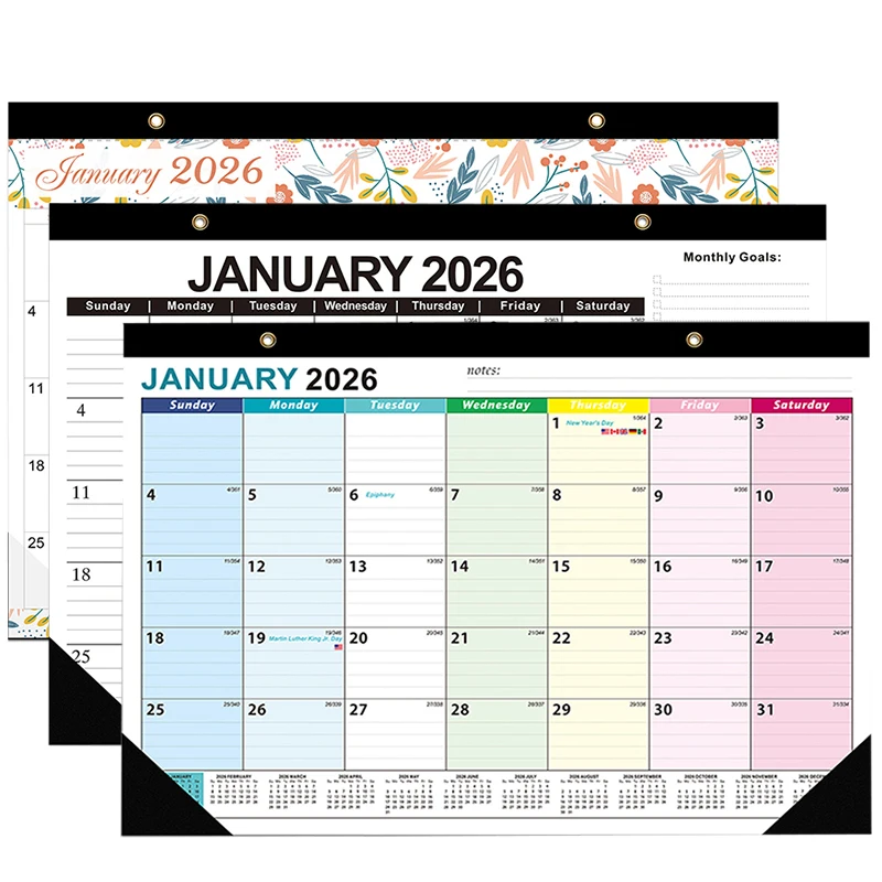

Newest 2026 Calendar 18-month From 2026 January To 2027 June Daily Weekly Monthly Planner Schedule Organizer Home Wall Calendars