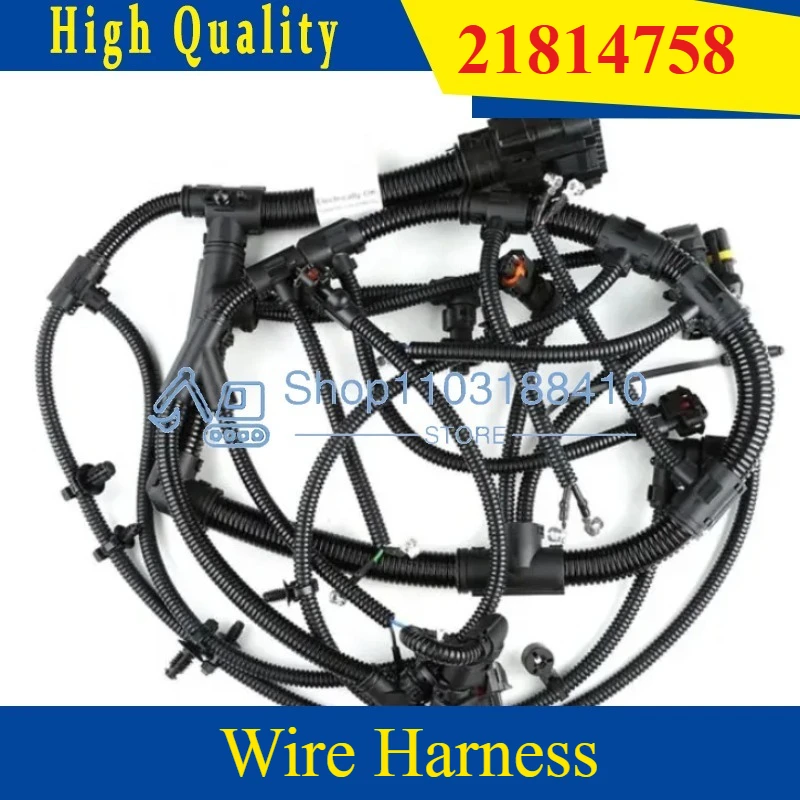 

Высококачественный жгут проводов двигателя для EC210B EC240B EC290B D7E 21814758, жгут проводов безболезненного двигателя экскаватора