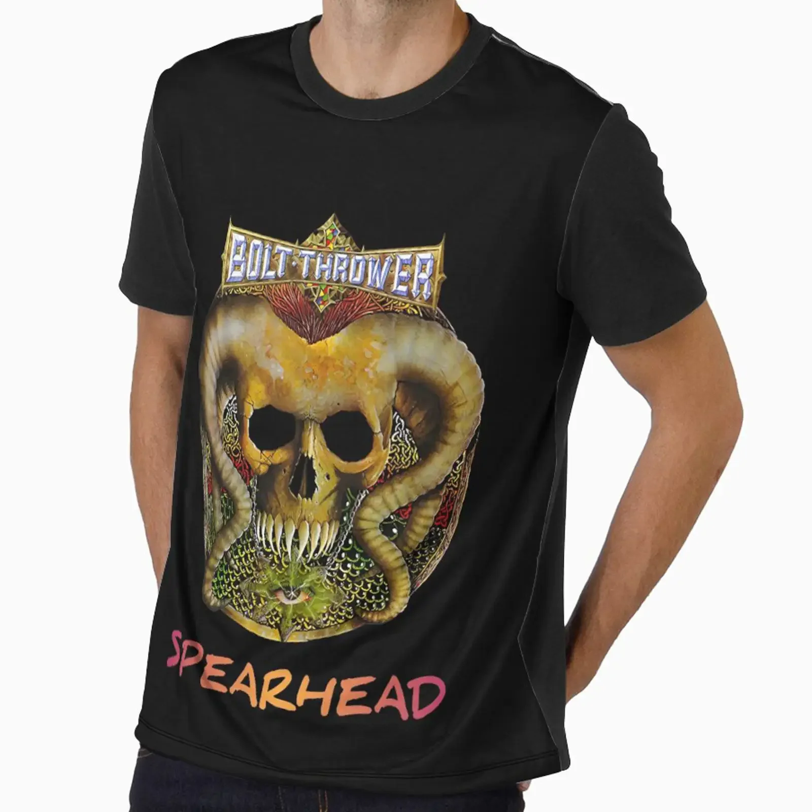 Bolt Thrower Band designed and sold by damipstore vintage Washed Stylish Top For Everyday Wear Unisex homme streetwear fashion