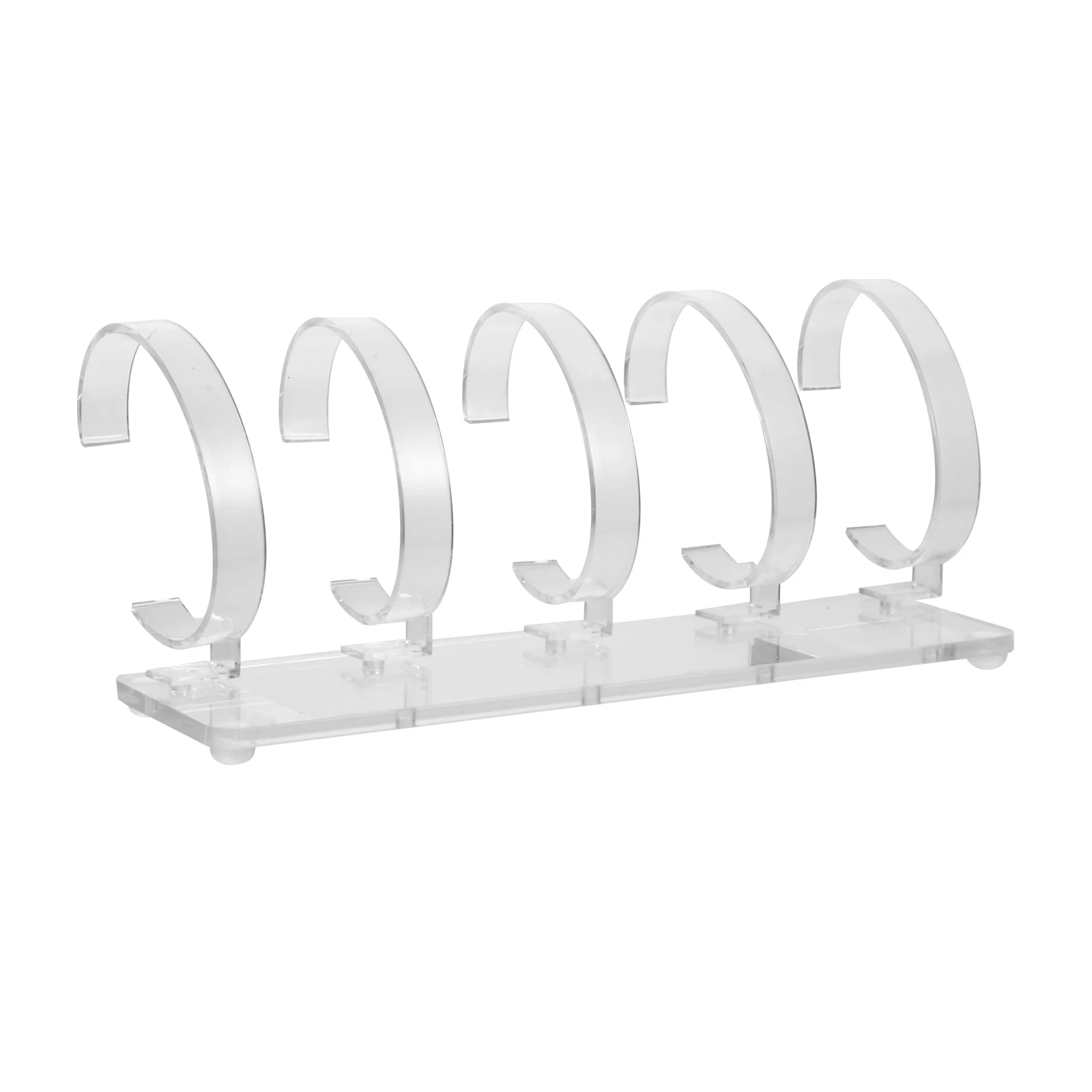 

1pc Clear Watch Display Stand Removable Transparent Acrylic Multifunctional Holder Rack for All Watch Types Non-Slip Sturdy Base