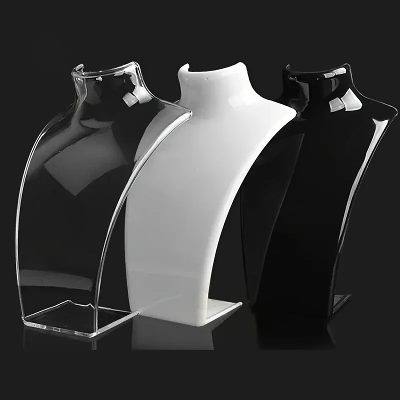 

Portrait Neck Jewelry Hanger Shop Stall Home Display Stand Necklace Hanger Accessory Creative Acrylic Storage and Display Stand