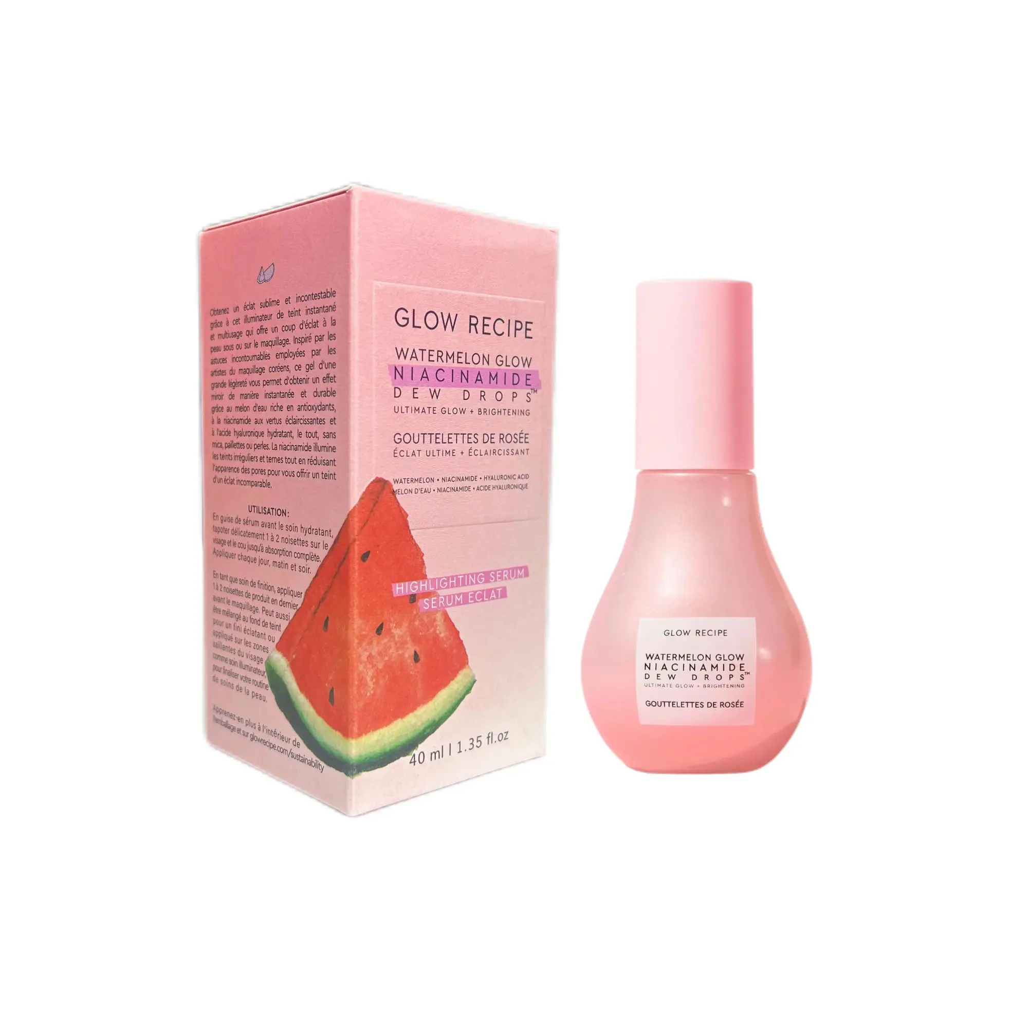 40 Ml Glow Recipe Watermelon Niacinamide Dew Hyaluronic Acid