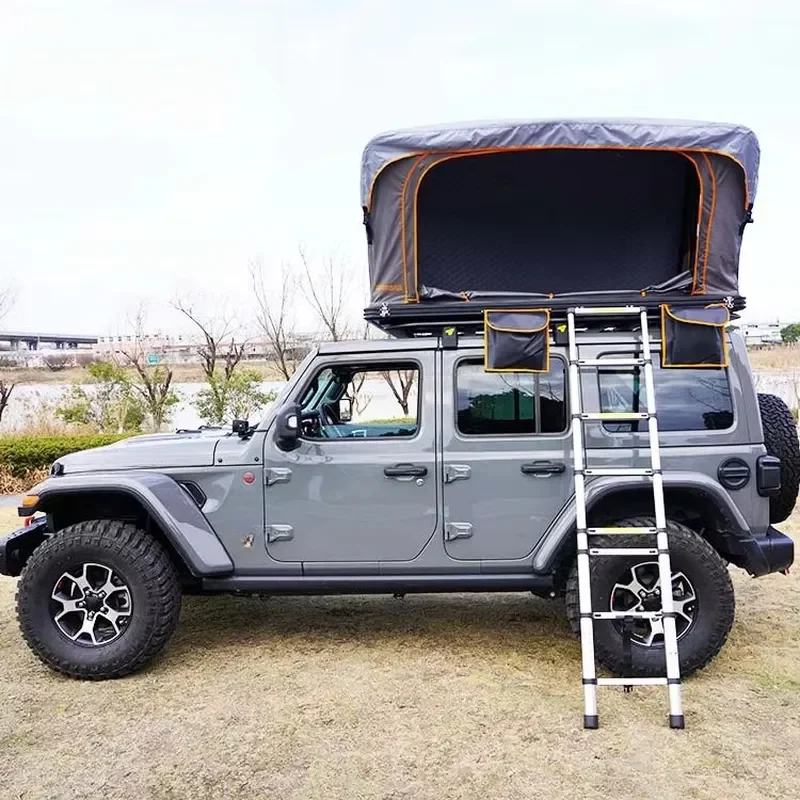 New Style 1-2 Person Waterproof 4WD Car Camping Large Inside Room Aluminium Roof Top Tent