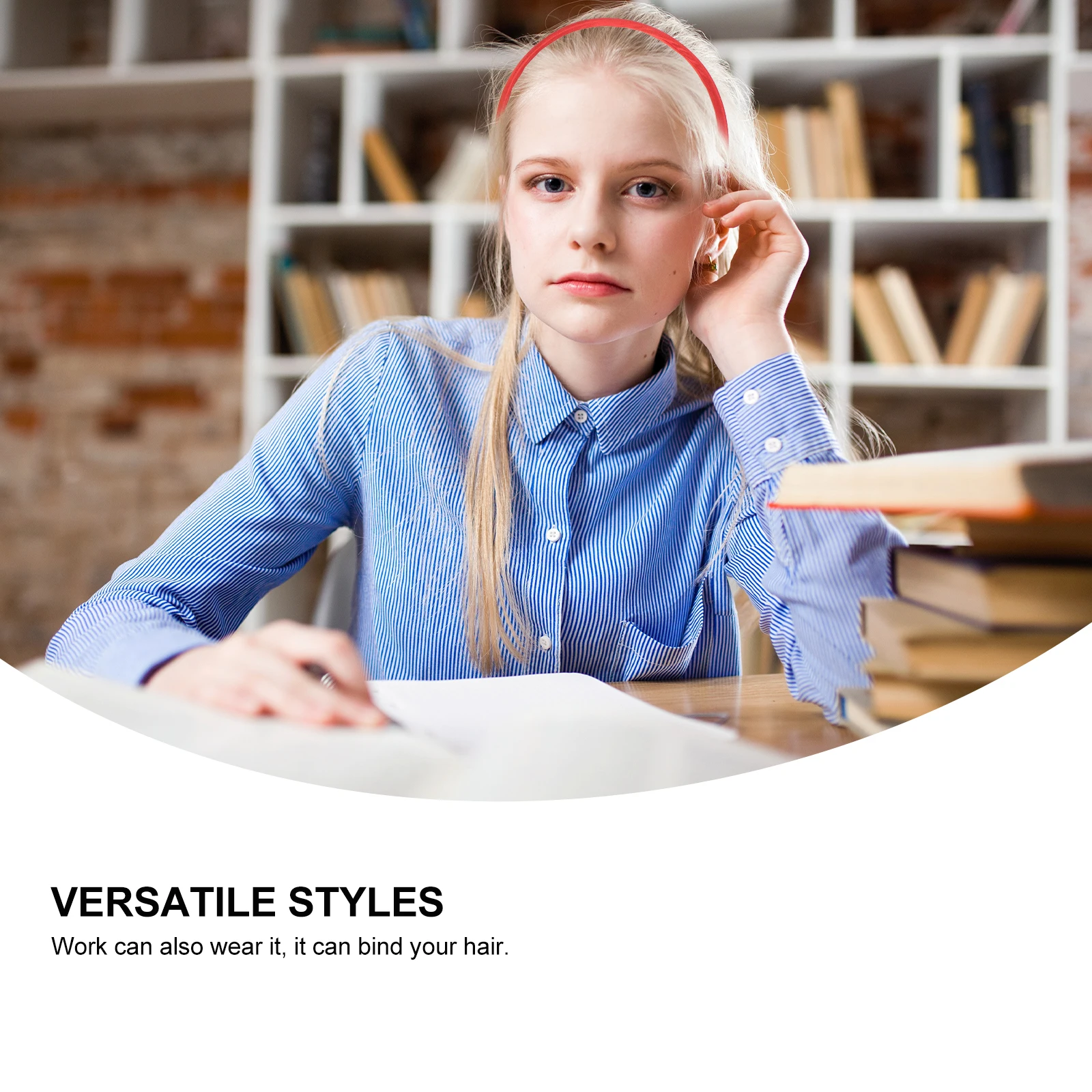 

8pcs Hairbands Simple Cloth Hair Hoop For Women Adorable Comfortable Party Favors Christmas Photo Booth
