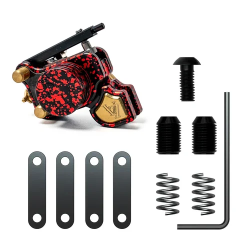 Imagen 2 del producto Nueva pistola de tatuaje con Motor Sin Núcleo DK V7, Motor Sin Núcleo japonés, máquina de tatuaje rotativa de 14000Rpm, pistola de carrera ajustable para tatuador