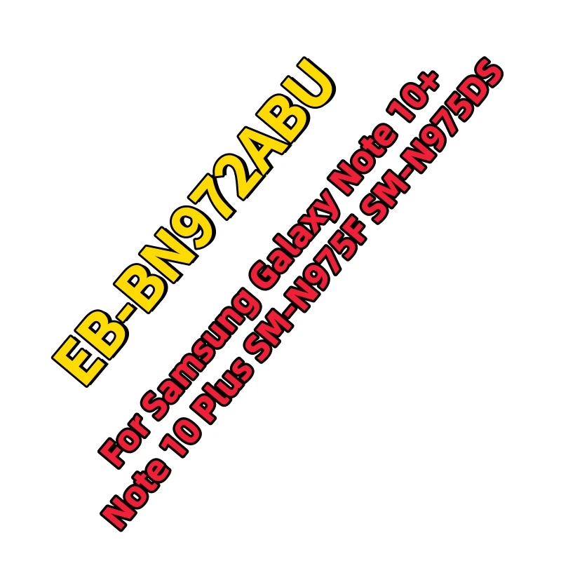 100%New EB-BN972ABU Battery For Samsung Galaxy Note10+ 10 Plus Note 10+ SM-N975N SM-N975F SM-N975DS SM-N975U Phone Batteries