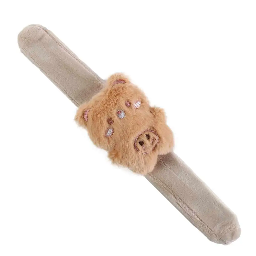 

with Clap Circle Panda Bracelet Bear Rabbit Panda Frog Animals Bracelet Fun Soft Cartoon Animal Slap Bracelet Toys