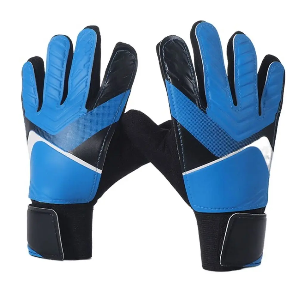 PU Children Goalie Gloves Wear Resistant Breathable Football Goalkeeping Gloves Handguard Latex Kids Goalkeeper Gloves Kids