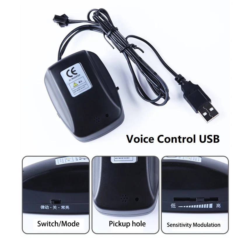 อินเวอร์เตอร์ไดรเวอร์แบตเตอรี่ DC 12V 5V 3V USB ตัวเชื่อมต่อตัวแยกสายสำหรับไฟนีออนอ่อน