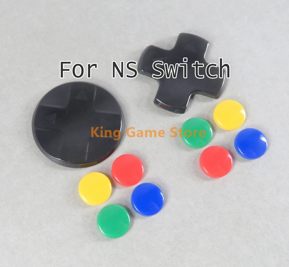 15Sets ABXY Key D-pad Move Cross Direction Button Sticker Joystick Thumb Stick Grip Cap Cover For Nintend Switch Skin Case