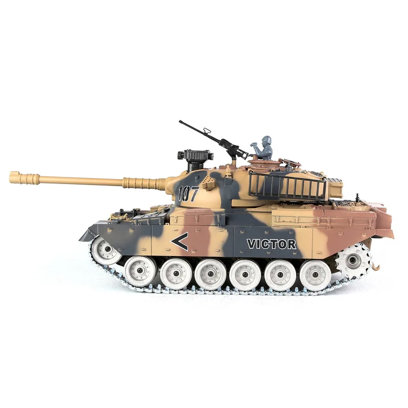 リモコン戦闘タンク車、電気タンク玩具、新しいアメリカの贈り物、m60w1: 18