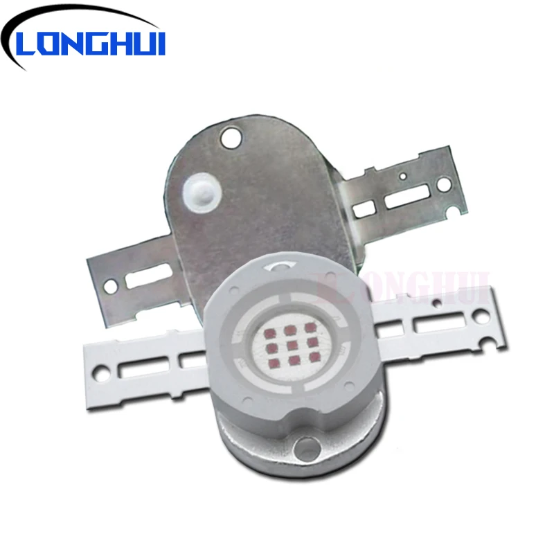 

Светодиодный чип высокой мощности 10 Вт для прожекторов — круглый ночной инфракрасный сценический светильник — белый/натуральный/синий/Ambre/445/660/ИК/УФ-опции