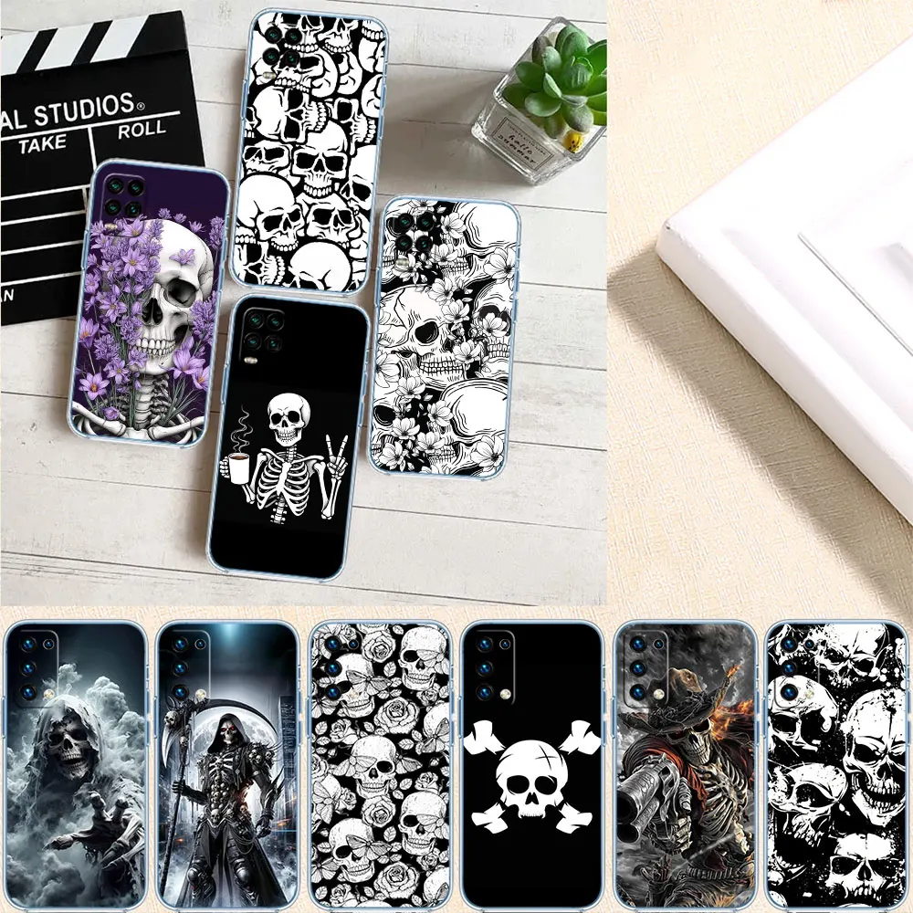 VY83 Skeleton Skull Phone Case for Motorola Moto G10 G20 G30 G31 G32 G34 G35 G41 G42 G50 G51 G52 G55 G60 G60S G62 G71 G72 G75 view 2