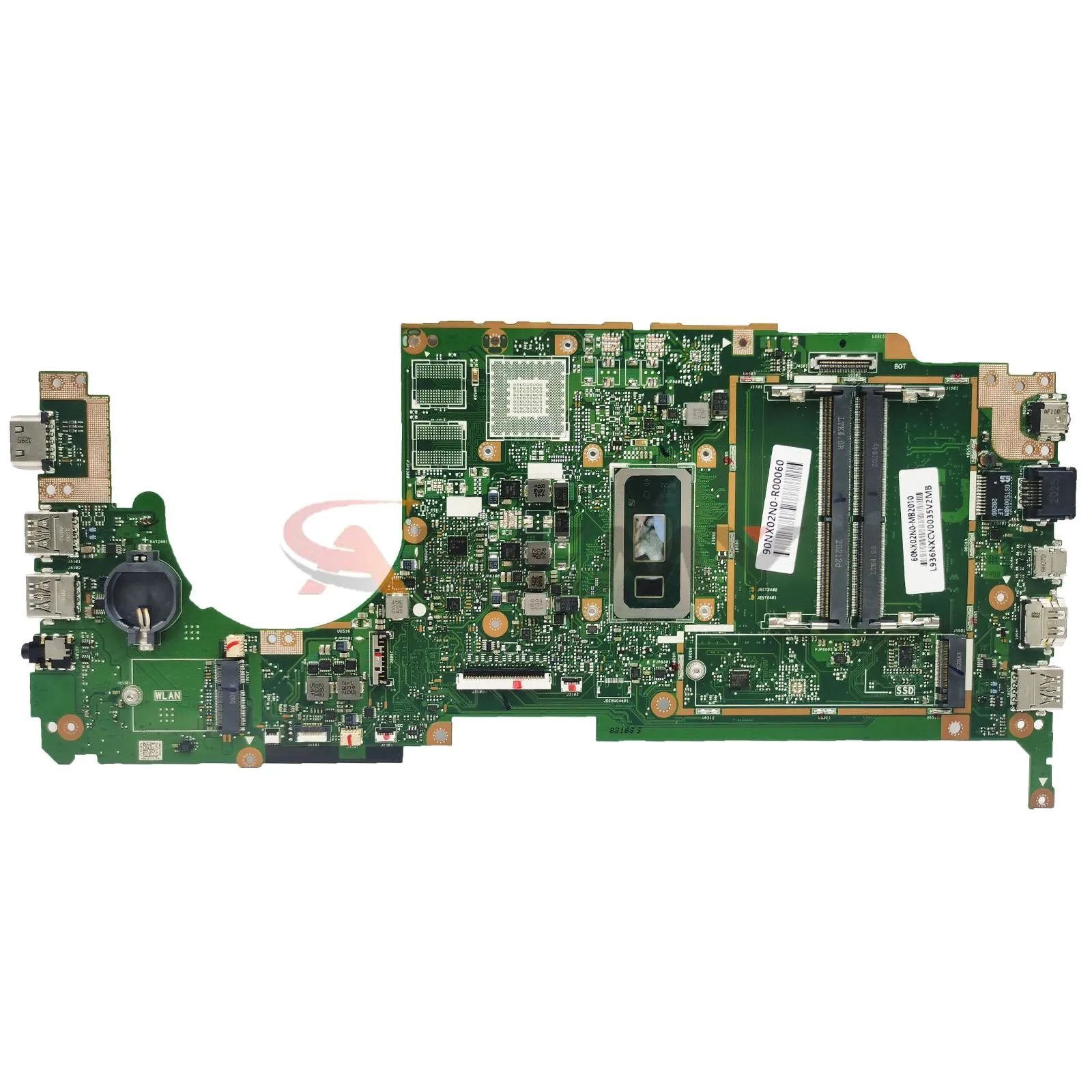 Imagem -02 - Placa Principal de Shenzhen P2451fa para Asus Expertbook P2451f P2451fa P2451faw P2451fav Placa-mãe de Laptop com i3 i5 i7 10 °