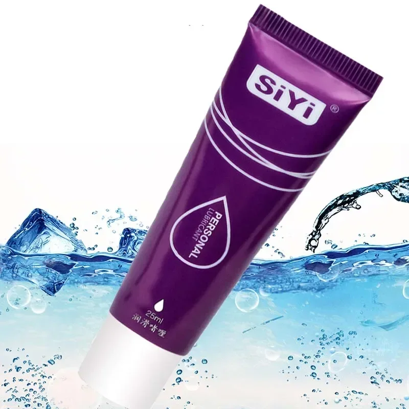 SiYi Water Based Lubrificante Gel, Lubrificação Anal e Vaginal, Lubrificante Sexual, 25ml