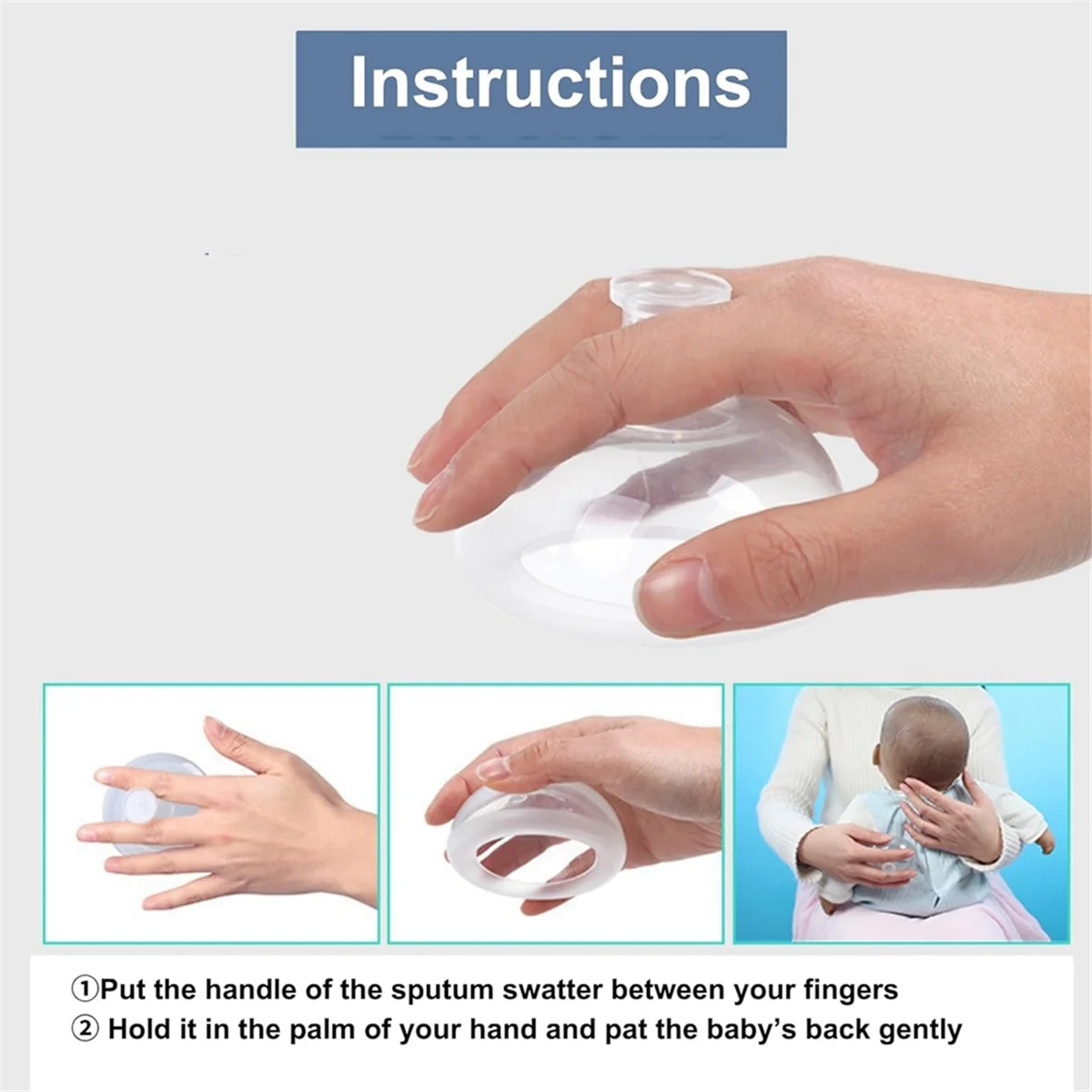 Чашка GFC-Sputum, силиконовая чашка для перкуссии на груди, средство для удаления мокроты, помощник для отрыжки дайджера, чашка для мамы и ладони для пожилых людей