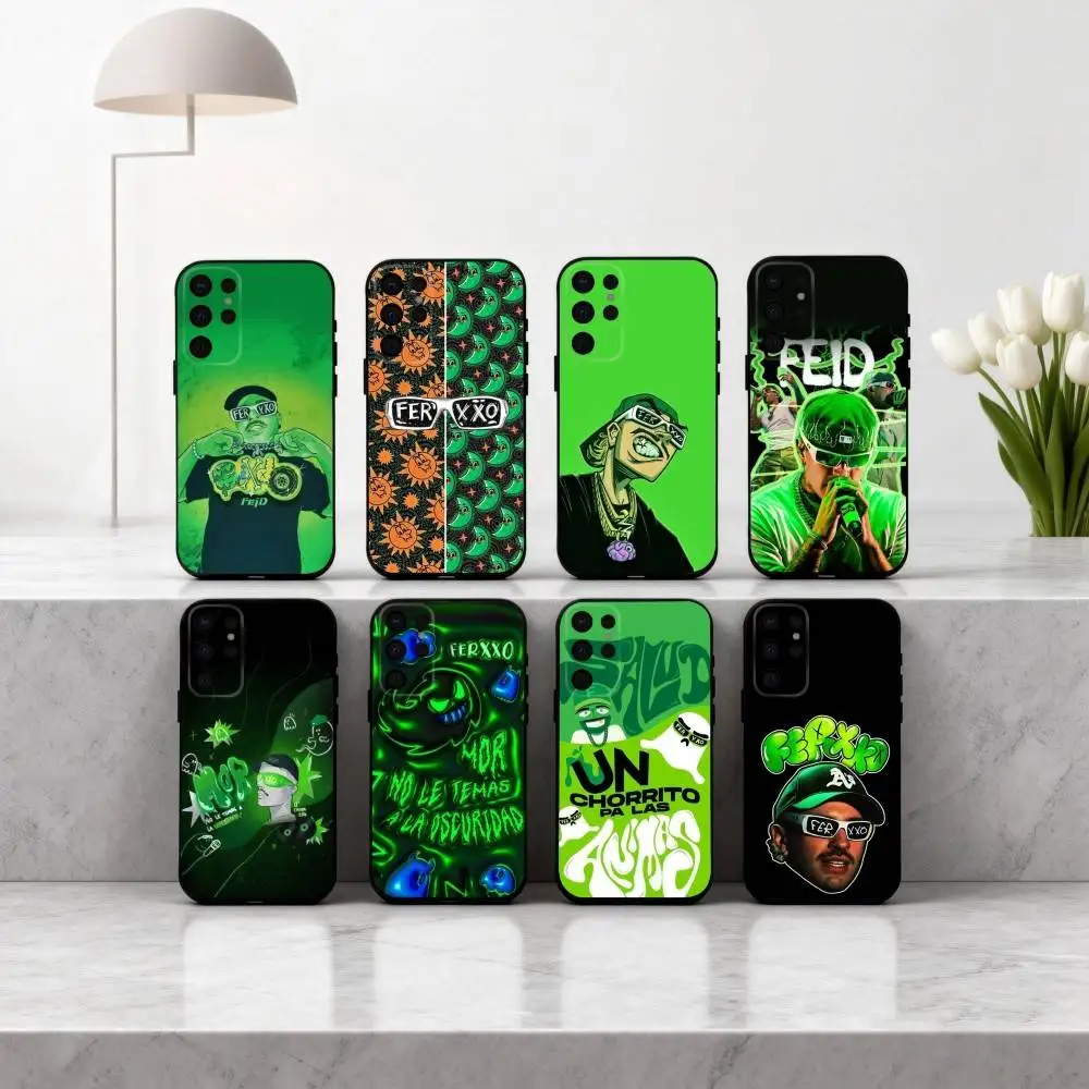 

F-Feid-D F-Ferxxo S-SIXDO S-Singer Phone Case For Samsung S25,24,23,22,30,21,10,9,Ultra,Plus,Lite,FE,4,5 G Soft Black Case