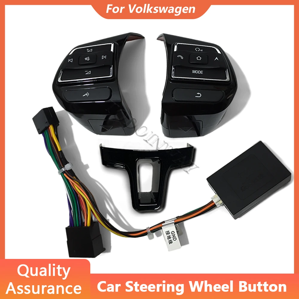 

Steering Wheel control buttons Audio Volume Media Switch for VW Golf 6 Polo Jetta Bora Sagitar Santana 2010-2015 car accessories