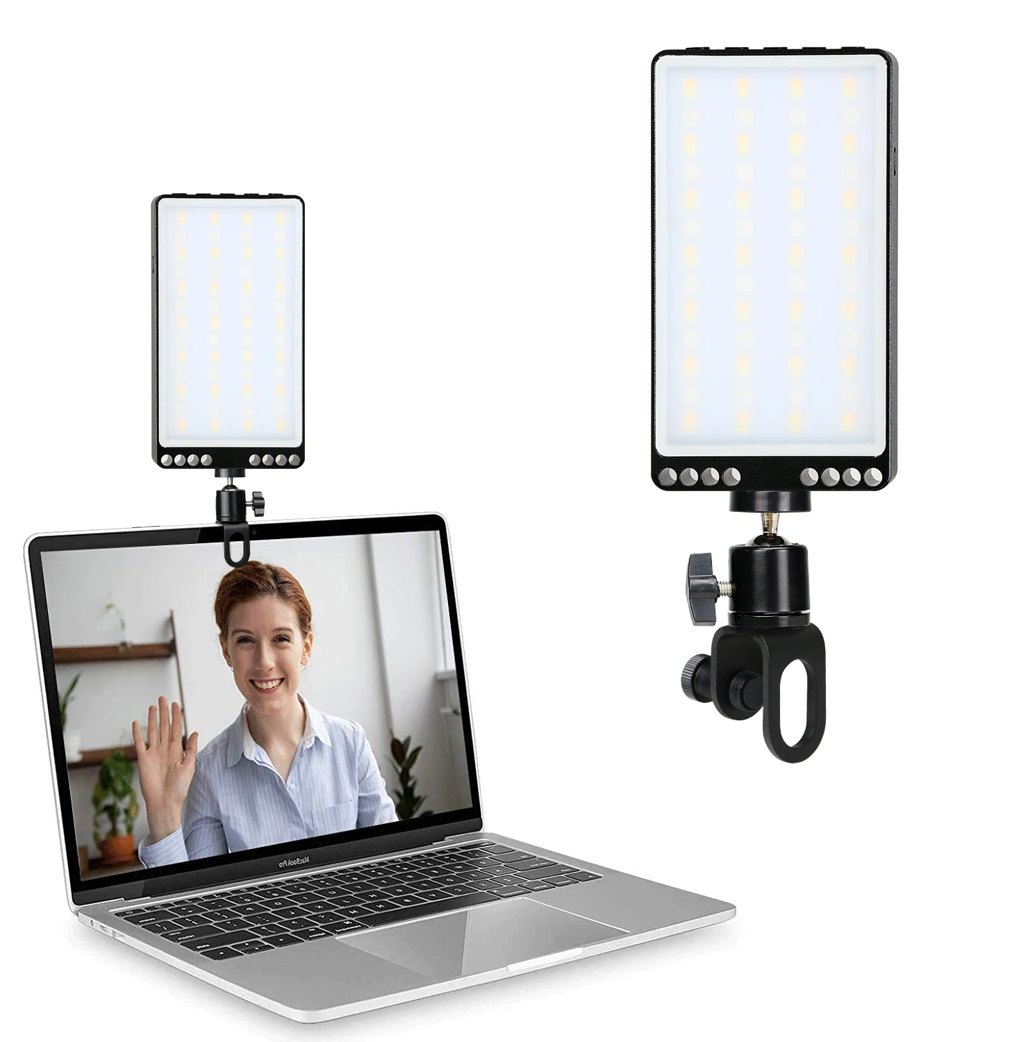 

RGB Video Lights Square Lamp Selfie Live Streaming USB Desktop Clip for Youtube Macbook PC Laptop Computer Tiktok Stream