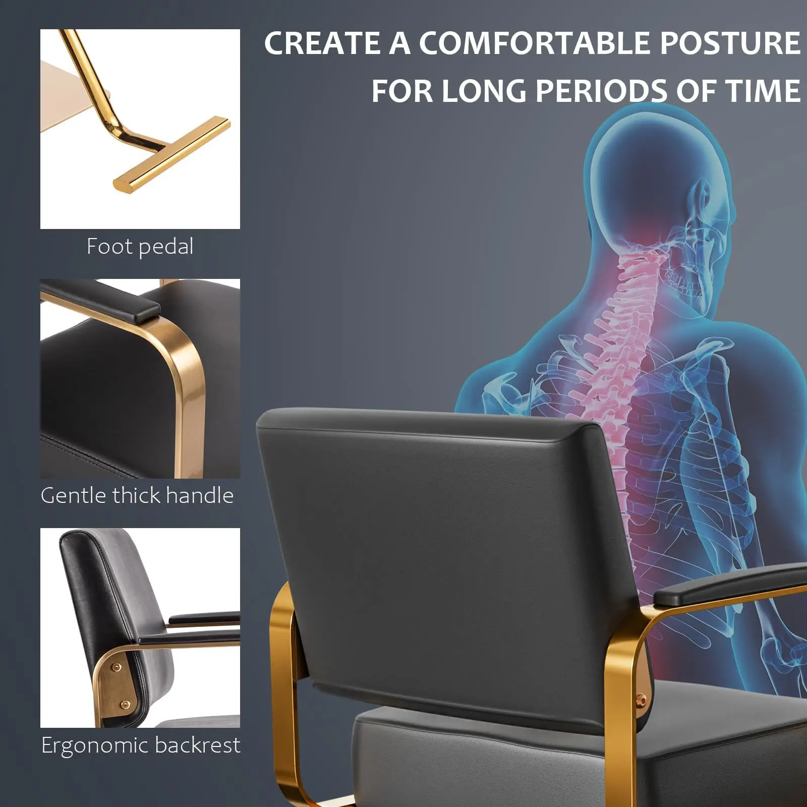 hot sale modern simple hairdressing chair rotatable lifting hairdressing chair hair salon barber