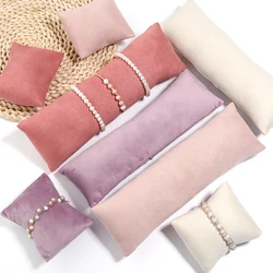 1Set Watch Bangle Bracelet Display Pillows Of Different Sizes Gold Velvet Jewelry Display Storage Pillow In The Jewelry Box