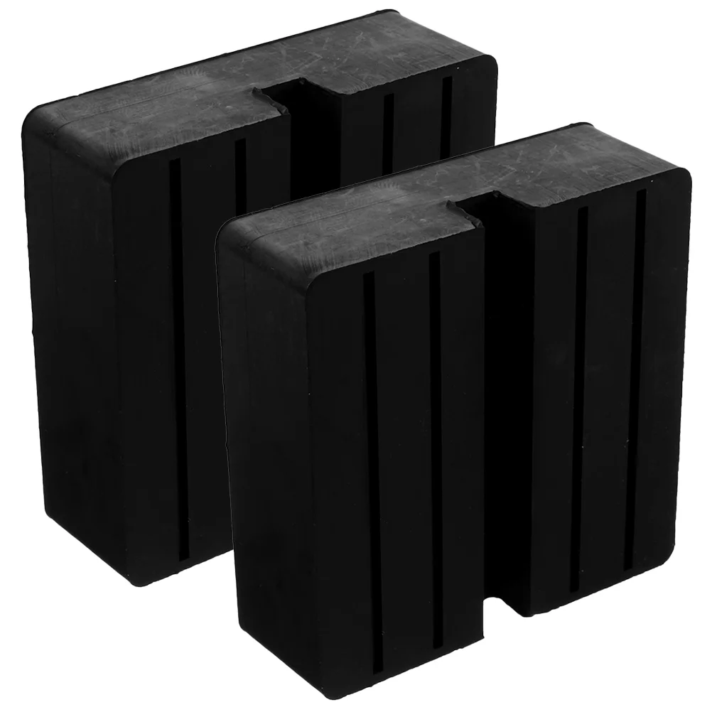 

2 Pcs Jack Block Floor Adapter Pad Saddle Rubber Cars Pinch Weld Jacking Mat Stand Support Pads
