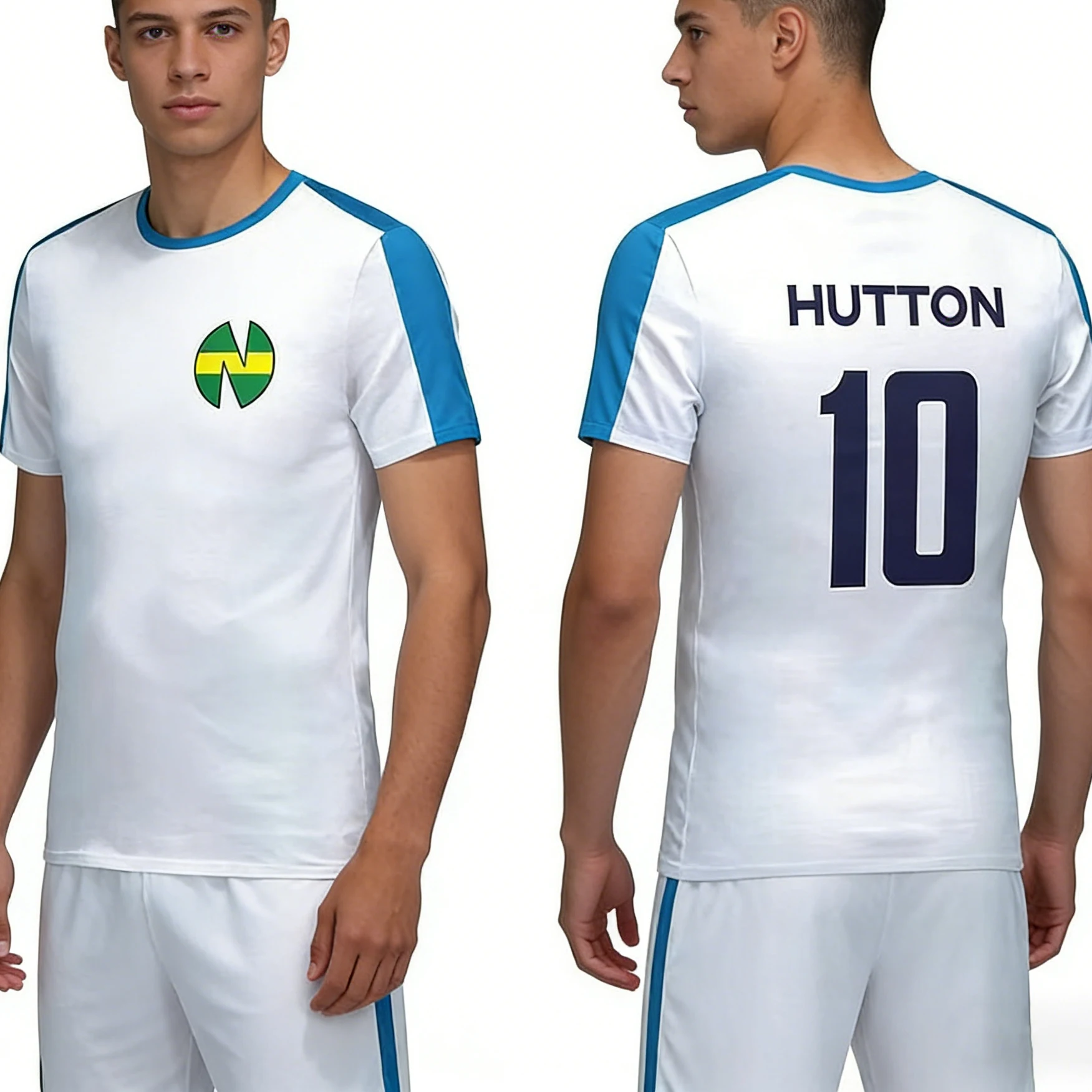 Maillots de football de l'école Nankatsu de l'anime japonais Captain Tsubasa, Ozora Tsubasa Cosplay, t-shirt de football blanc unisexe