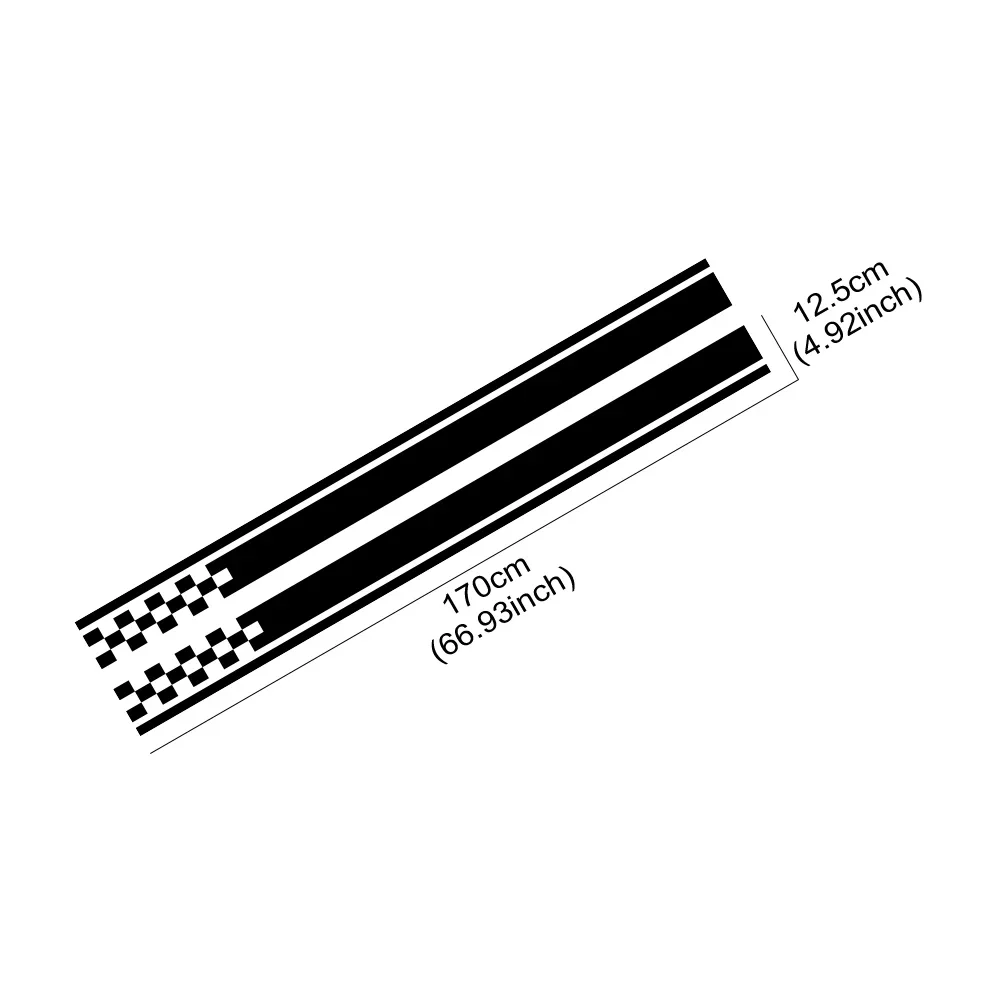 

Наклейки на боковые двери автомобиля для Mini Cooper JCW F60 R50 R56 F56 R55 R53, водонепроницаемая виниловая пленка, декоративные элементы, аксессуары для экстерьера автомобиля