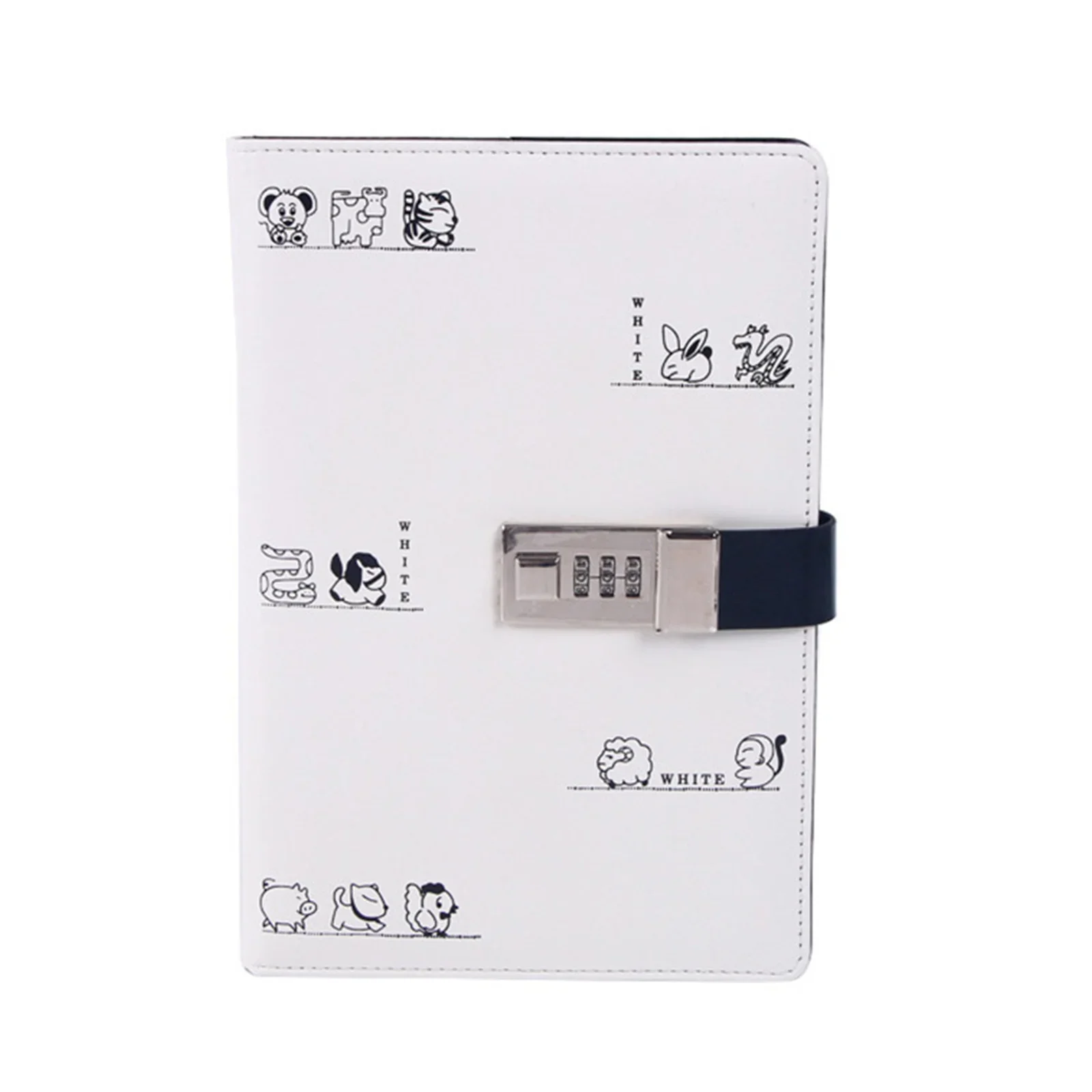 A5 200 Pages Notebook Password Book Diary Binder Thickened Creative Hand Ledger Student Notepad School Stationery Xmas gifts