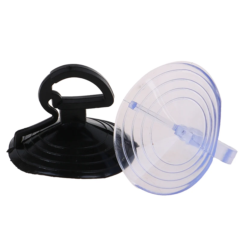 35/45mm 10 PCS Rubber Clear Suction Cup Sucker PVC Hook Car Sunshade Balck