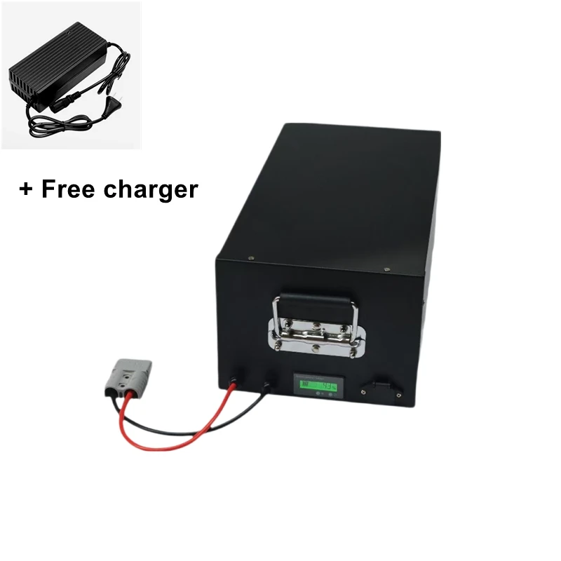 36V LiFepo4 100Ah 80Ah 120Ah 150Ah Lithium Battery with Bluetooth BMS 12S for Ttrolling Motor Propeller Boat Solar System