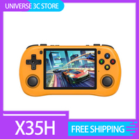 Powkiddy X35h Retro Video Handheld Game Console 3.5 Inch 4:3 Ips Screen  Linux System Children'S Gifts 3000mah Battery Custom