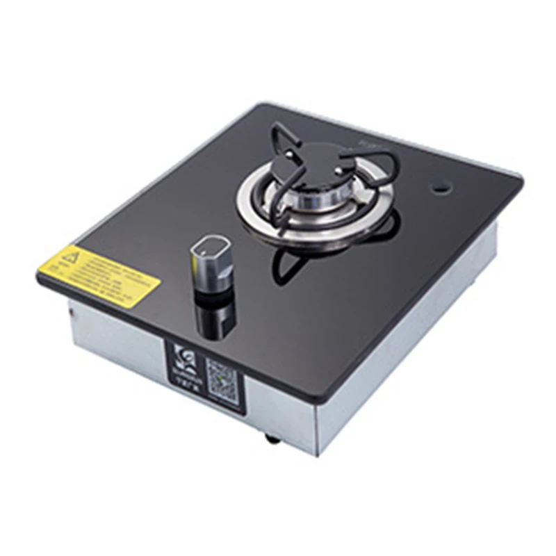 Household Single Burner Gas Stove RV Yacht Outdoor GR-B001 Tempered Glass Panel Outdoor Camping Gas Stove