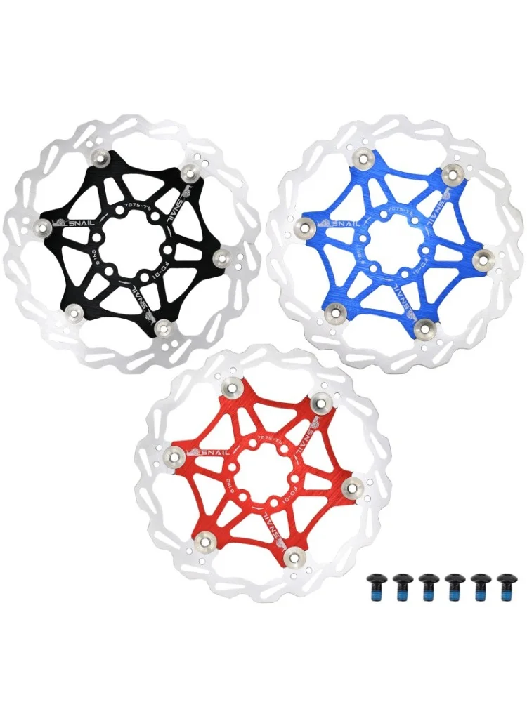 AliExpress NONE 1/2PC Bicycle Disc Brake Floating Disc Brake Rotors For 160/180/203 Mountain Bike Stainless Steel Rotors Part