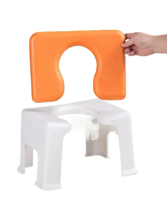 Portable Toilet Auxiliary Stool Elderly Pregnant Women Children 24cm Height Bathroom Commode Chair