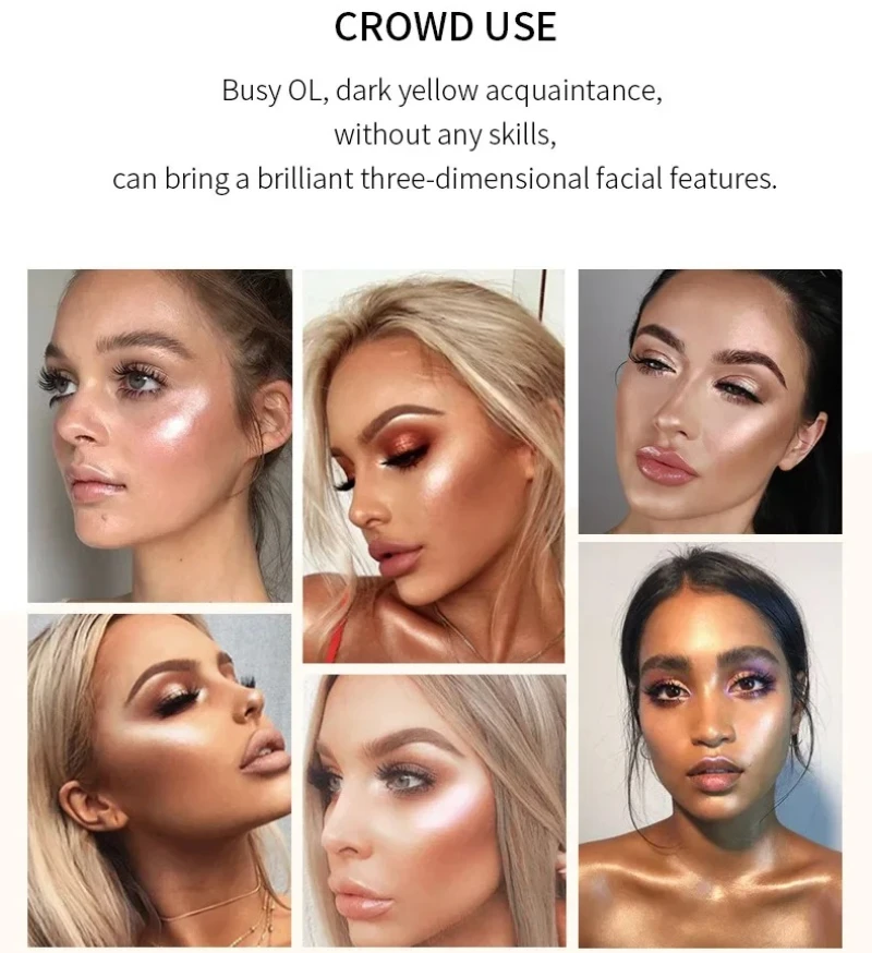 ギャラクシーハイライターパウダーパレットメイクアップグリッターダイヤモンドシマーハイライトフェイス輪郭防水アイシャドウパレット化粧品