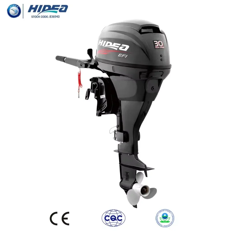 Hidea CE Approved EFI 30hp Outboard Engine Electronic Fuel Injection For Sale F30 Black Engine Motor Mannul/Electric Motor