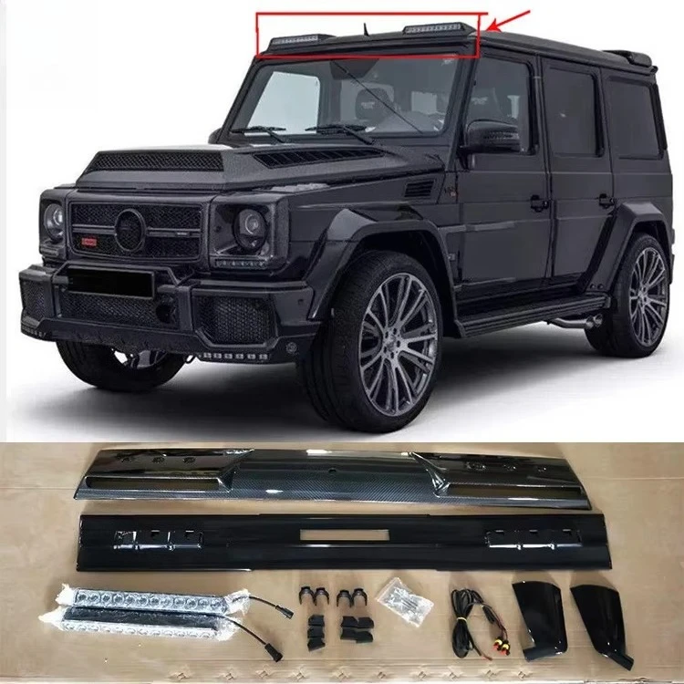 

G900 New Carbon Front Roof Spoiler for G Class W463 G63 G500 Car Accessories Front Roof Spoiler Led Light