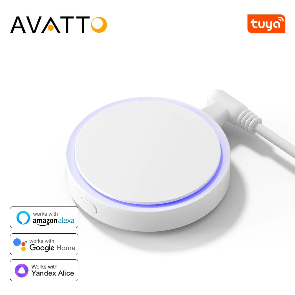 AVATTO Tuya WiFi MmWave Radar Human Presence Motion Sensor, Luminance/Distance Detection PIR Sensor Works With Alexa Google Home