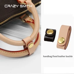 CRAZYSMITH Short Shoulder Strap Fastening Leather Buckle Converter Prevent Tail Lift Bag Accessories Shoulder Bag Strap Adjuster