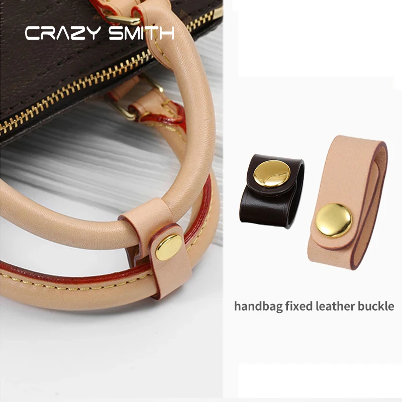 CRAZYSMITH Short Shoulder Strap Fastening Leather Buckle Converter Prevent Tail Lift Bag Accessories Shoulder Bag Strap Adjuster