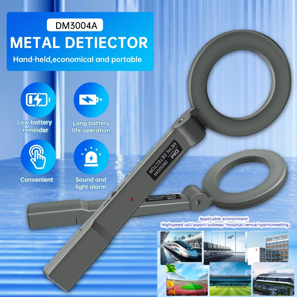 DM3004A Handheld Metal Detector High Sensitivity Detection Scanning Detection Instrument Suitable for Security Checkpoints