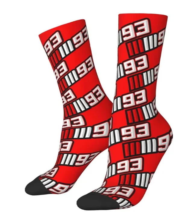 Marc marquez Motorcycle Racer 93 logo Men Women Socks Windproof Beautiful Spring, Summer, Autumn, and Winter Dressing Gifts