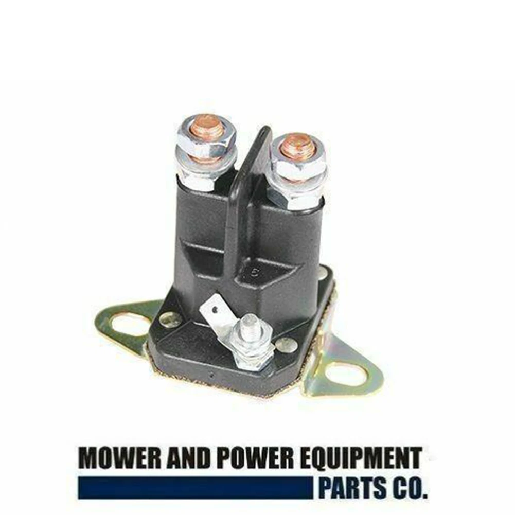 Professional Grade Starting Solenoid for Riding Lawnmowers Fitment at 12 Volts Designed to Work with Multiple Models