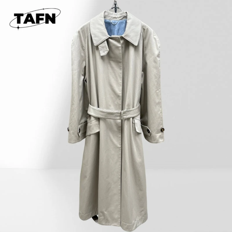 100% cotton Women Fashion Breasted Trench Coat Comfortable Outerwear for Fall and Winter BF2213