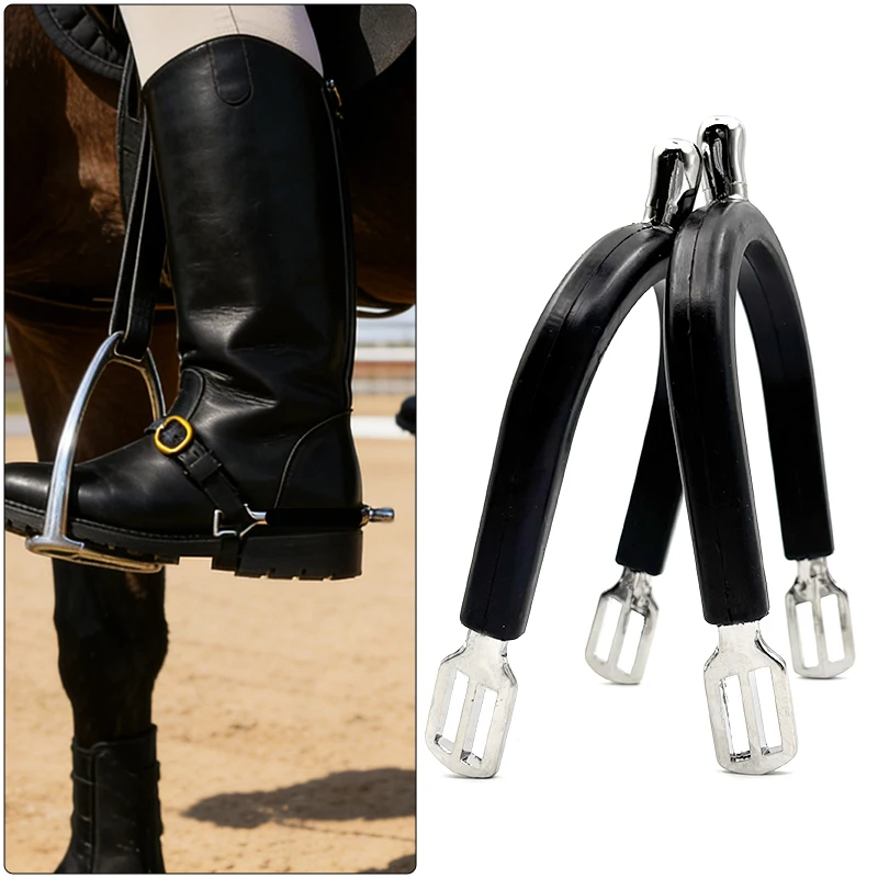 esporas-de-cavalo-em-liga-de-zinco-com-revestimento-de-borracha-equipamento-equestre-duravel