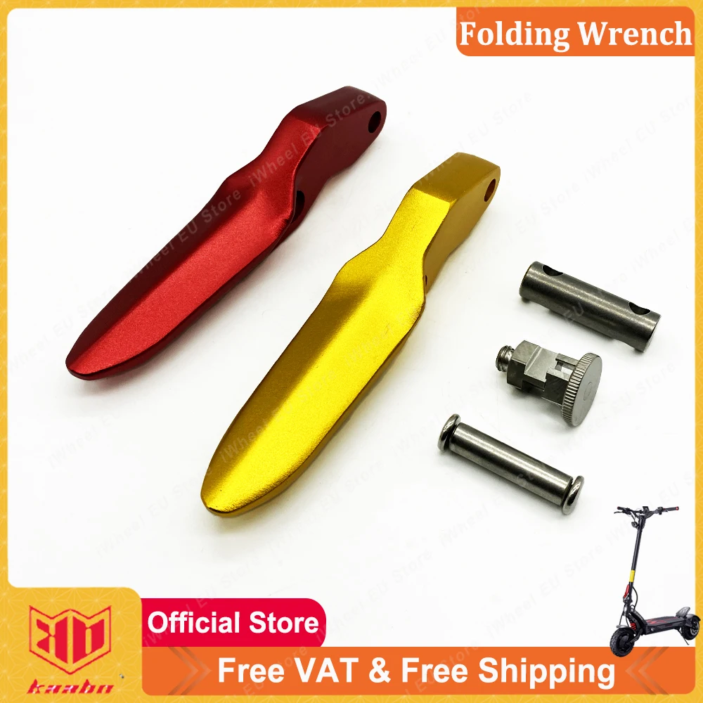 Original Kaabo Mantis King GT Folding Wrench Kit Folding Protection Pin Kaabo Mantis King GT Quick Folding Wrench Red and Gold