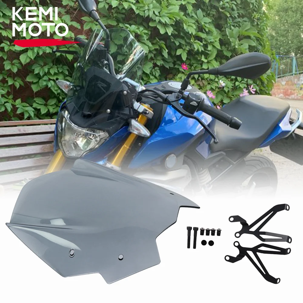 For BMW G310R Windshield Motorcycle Windscreen G 310R Wind Defense 2017-2024 310r Accessories With Mounting Bracket Deflector